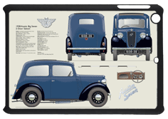 Austin Big Seven 2 door 1938-39 Small Tablet Covers